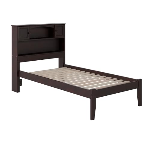 Atlantic Möbel Newport offener Fußbereich Bett Modern Twin Espresso – Bild 4