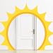 Oitnlaughter Summer Sunshine Banner Set Boho Sun Party Decorations Yellow Sunshine Porch Sign Set Yellow Sun Party Decorations for Front Door Home Indoor Wall Door Cover Photo Backdrop