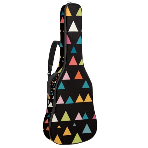 Étui pour guitare acoustique imperméable 42.9x16.9x4.7 in avec multiples poches