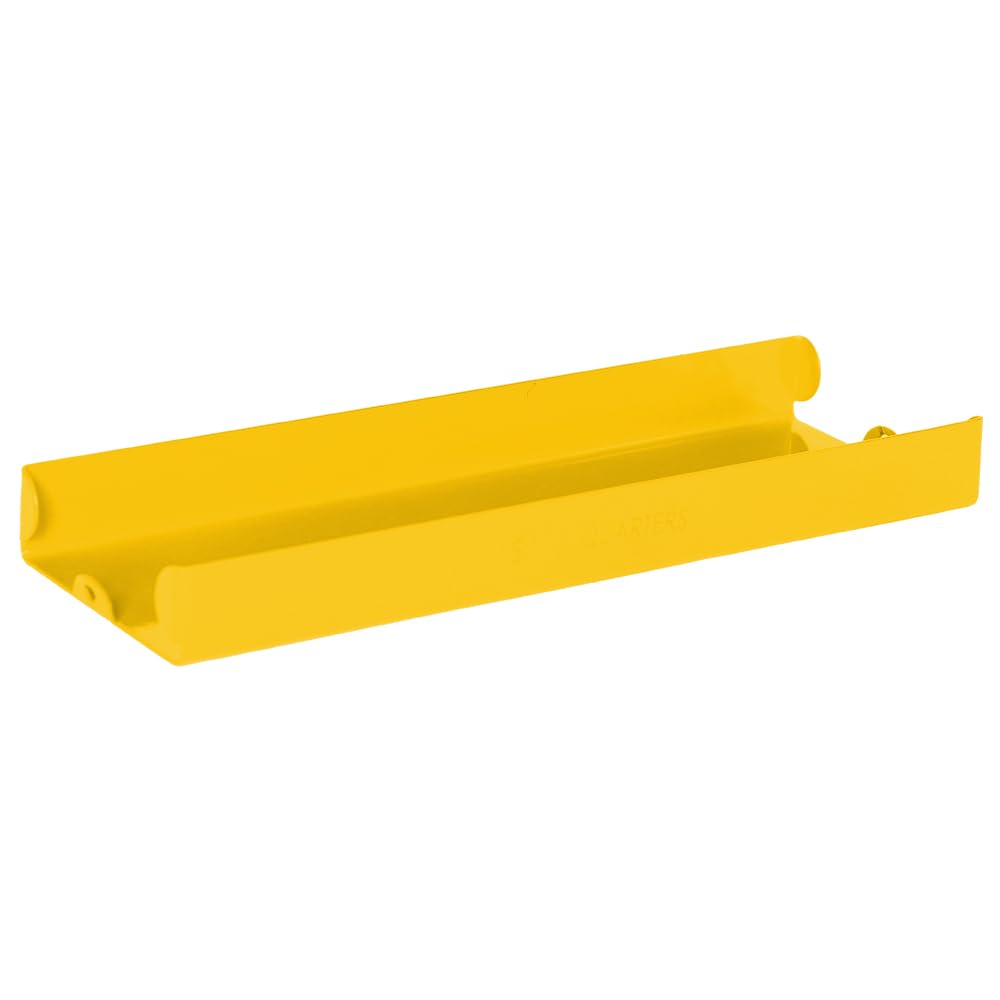 BankSupplies Quarter Coin Tray - Yellow - Metal Money Tray - $100 Capacity - Stackable Sorting Tray