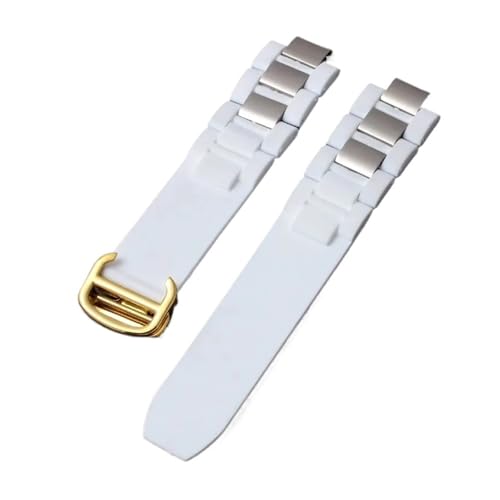 Bracelet silicone 20mm pour montre Cartier 21 Chronoscaph