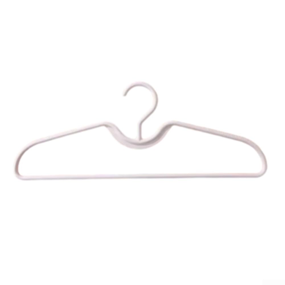 erchas de Ropa, Perchas de plástico Antideslizantes Que ahorran Espacio, sin Rastro, Perchas de Cuello Corto, 41,5 x 15,5 cm (Paquete de 10)