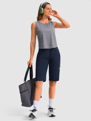 Image of SANTINY 14 inch /12 inch Long Shorts for Women