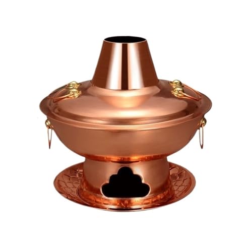 Utensilios de cocina de cobre carbón para camping, uso doméstico, fiestas y reuniones familiares