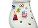 Handmade Croc Clog Shoe Decorative Charms made from Building Bricks, Interchangeable Fun! Compatible with Lego Bricks and Dots
