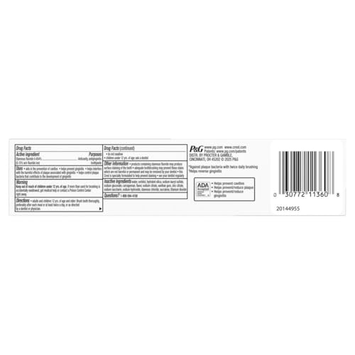 Crest Pro-Health Gum Detoxify Antibacterial Fluoride Toothpaste, 4.8 oz 3 Pack, Enamel and Gum Repair, Cavity Protection, Deep Clean, Plaque Control, Clinically Proven, Travel Size Toiletries - image 9