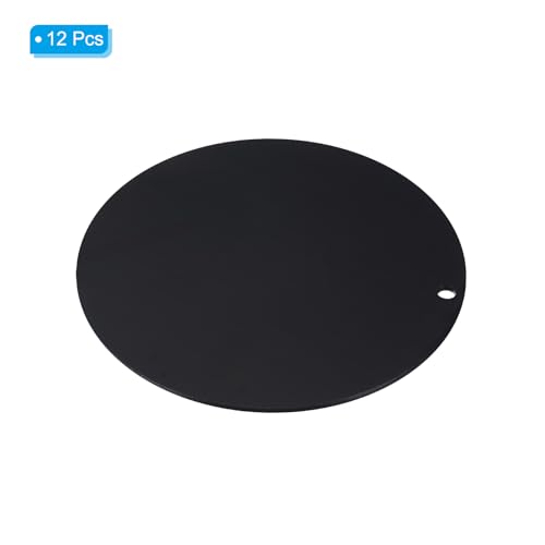 image for PATIKIL Acrylic Circle Blanks 3 Inch, 12 Pack Round Clear Disc Ornamen