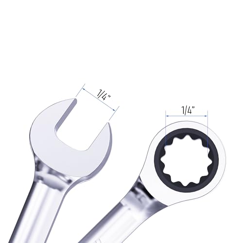 Image of 1 /4 Inch Ratcheting Combination Wrench SAE