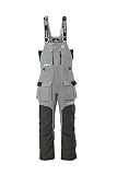 Striker Men's Apex Durable Lightweight Breathable Waterproof Outdoor Ice Fishing Bib with Sureflote Flotation Technology, Smoke, Large