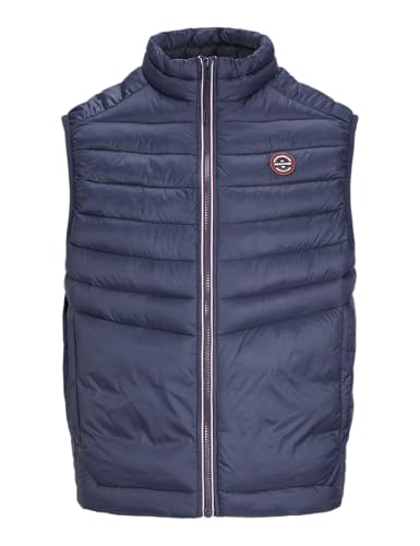 JACK & JONES Gilet matelassé pour homme, Blazer bleu marine., XS