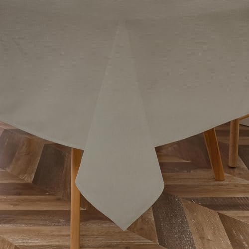 Majestic Giftware PVC Faux Leather Rectangle Tablecloths | (TCE24-54120) Gun Metal Waterproof & Spill Proof Dining Table Cover | Decorative Washable Tablecloth for Home, Kitchen, Party (54X120)