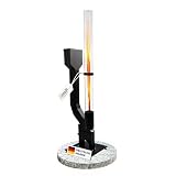 Lemodo Pelletfackel Prime XL, Feuersäule Outdoor mit Glasröhre...