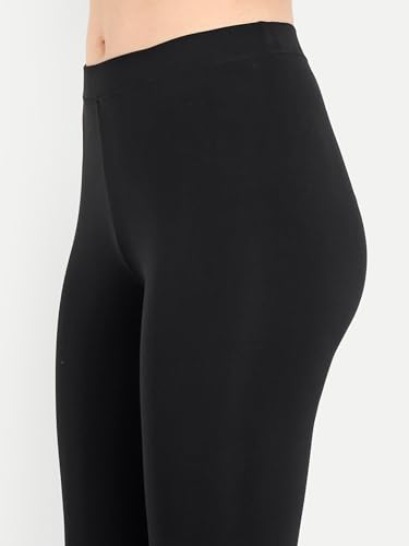 Image of Twinstar T2 Ankle Length Stretchable Cotton Blend Leggings for Women | 180 GSM | Mid-Waist Design | Pack of 1