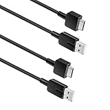 Mcbazel Lot 2 Câbles de Données Chargeur PS Vita Remplacement Câble de Chargeur USB compatible avec Sony Playstation Vita, PSVita 1000 1,2 m