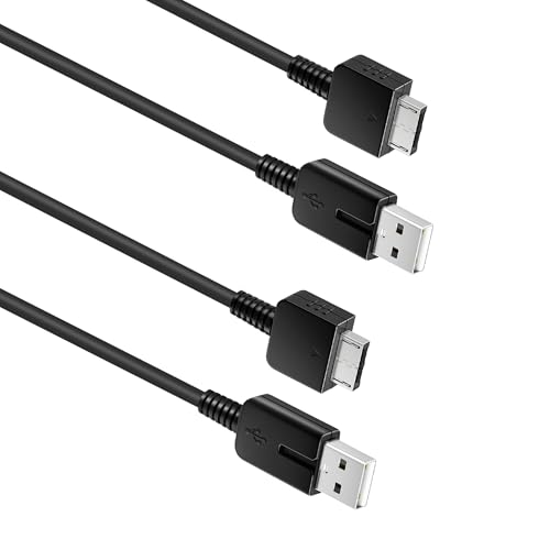 Mcbazel Lot 2 Câbles de Données Chargeur PS Vita Remplacement Câble de Chargeur USB compatible avec Sony Playstation Vita, PSVita 1000-1,2 m