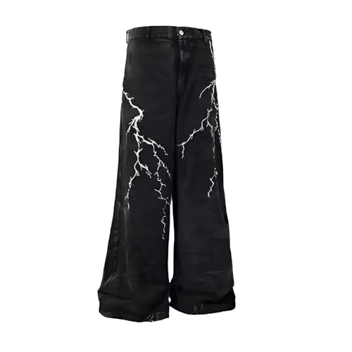 Jeans hommes hiphop de style moto et décontracté pour le quotidien