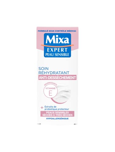 Soin Visage Réhydratant Anti dessèchement Peau Sensible Mixa Le Pot De 50ml - vue 4