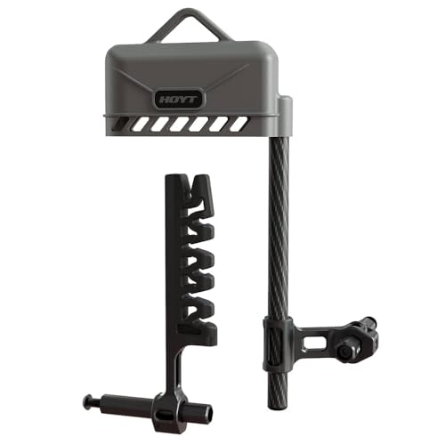 Hoyt Superlite 6-Arrow Quiver, Carbon Fiber, Gray (1070272)