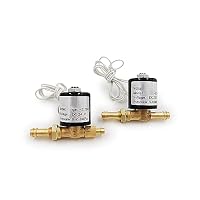 224 V/36 V/220 V SVZ 1.5/2.2 électrovanne bidirectionnelle à deux positions SVZ-1.5/SVZ-2.2 for chargeur de fil de Machine de soudage à l'arc Argon 2 pièces (Size : SVZ-2.2B8, Color : AC36V