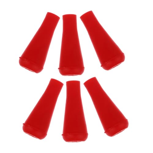 GANAZONO Wear-Resistant Arrow Tips 6pcs Rubber Arrowheads for Arrow Target Replacement Arrowheads