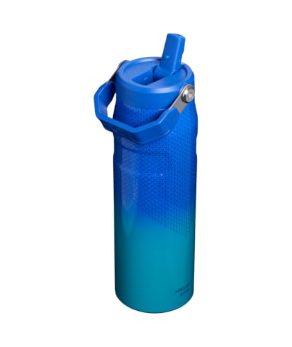 Image of STANLEY IceFlow Flip Straw 2.0 Bottle, 24 oz, Pacific Hypergrip