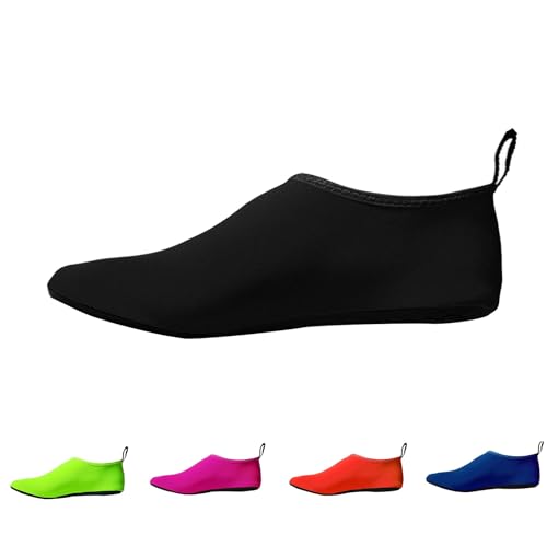 Generisch Zapatos descalzos y calcetines de agua: calcetines de yoga unisex para interiores, zapatos de agua descalzos, zapatos de baño para piscina, zapatos de natación de secado rápido, zapatos de