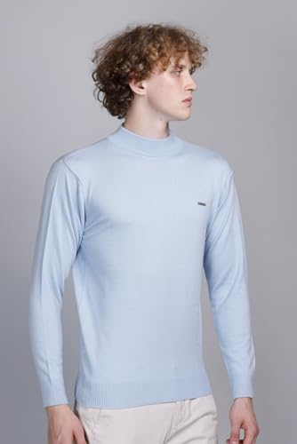 Image of GODFREY Woolen Full Sleeve Sweaters for Men Winter Wear - Turtle Neck Pullover for Men Stylish