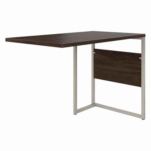 Bush Business Furniture Hybrid Desk Return/Bridge, 42W x 24D, Black Walnut