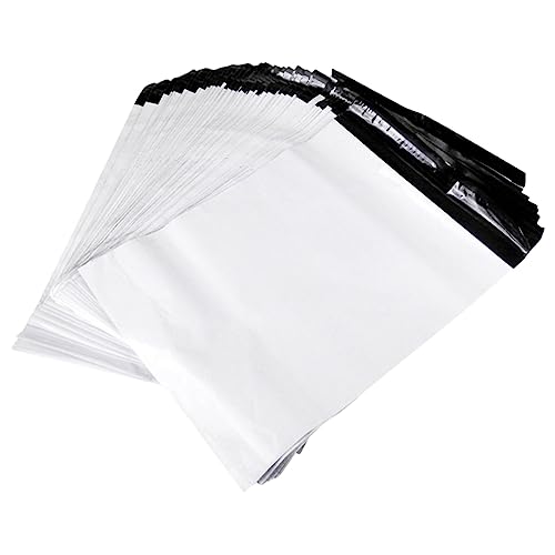 HAPINARY 100 Pçs Bolsa De Logística Envelopes Brancos Roupa Branca Envelope Bolha Autoadesivo Malote