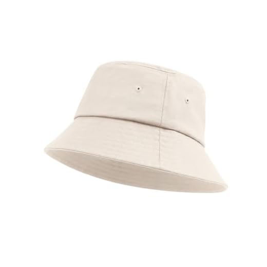 Zylioo L/XL/XXL Bucket Hats Big Heads Hat for Men Women Summer Linen Sun Hats UV Protection Running Caps for Sport Outdoor Beige