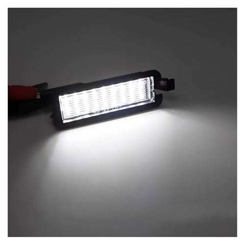 Luz licencia blanca Jeep Compass 2017-2020 lámpara matrícula LED trasera 4