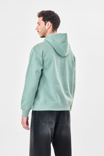 Image of SNITCH Men Casual Hoodie| Oversized Fit Hooded Neckline with Graphic Print & Long Sleeve| Soft Cotton-Polyester Blend for Daily Winter Wear & Streetwear
