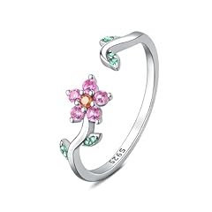 Spring Flower Open Rings
