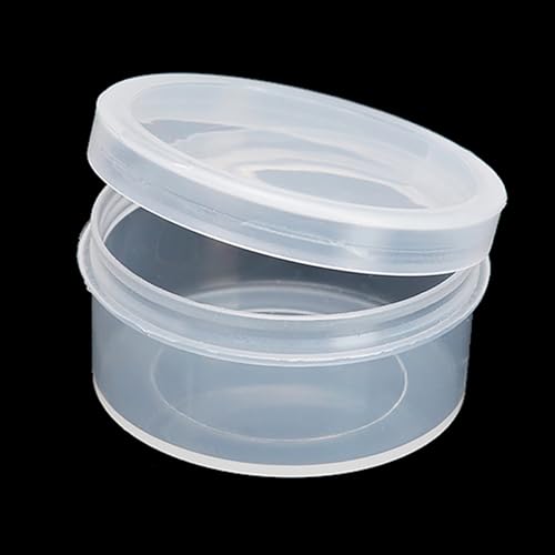 Image of 24 PCS 0.95 oz Transparent Round Beads Storage Containers Box (1.89 x H0.98 Inch), Round Bead Organizers for Small Items and Other Craft Projects, Bead Rings Jewelry Display Organizer