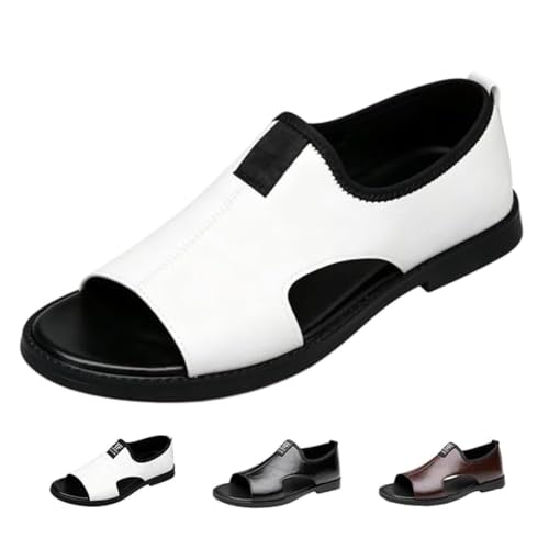 Sandalias de cuero para hombre de piel sintética en talla 41 1/3 para verano