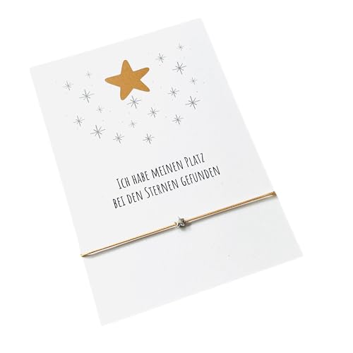 Armband - Stern - auf Karte - Sternenkind