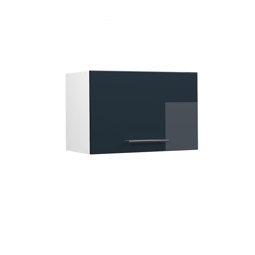 Vicco Wall cabinet Fame-Line, Dark blue high gloss, 60 cm — image 1