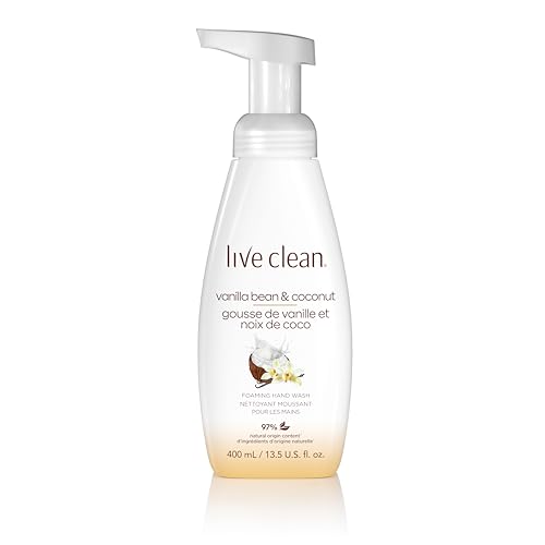 Live Clean Nettoyant moussant mains Vanille Coco 400 mL