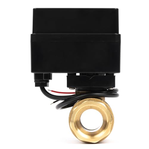Robinet de précision motorisé laiton 1,9 cm normalement ouvert - 3