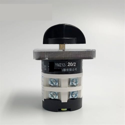 Interrupteur inverseur 2 pôles pour commande de moteur 20A YMZ12 - 3