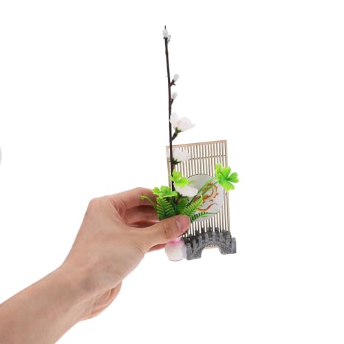 Plato decorativo japonés para sushi Zerodeko de plástico blanco miniatura 3