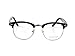 Goson Vintage Nerd Fashion Clear Eyeglasses, Clear Lens Retro Eye Glasses Frames
