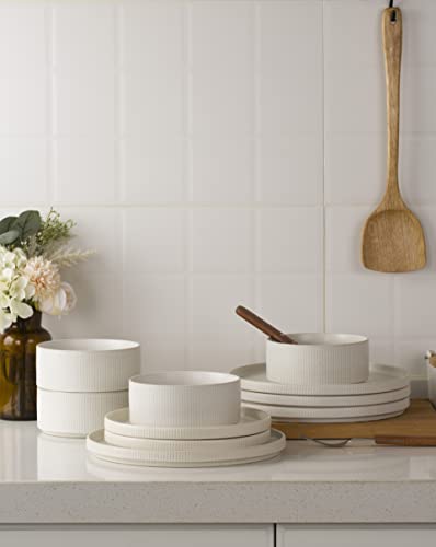 Famiware Star Dinnerware Sets, Plates And Bowls Set For 4 thumb #1