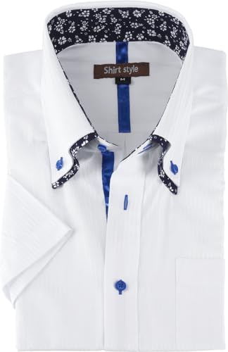 �V���c�X�^�C���ishirt style�j���C�V���c ���� �����Y �X�}�[�g �{�^���_�E�� �N�[���r�Y/WHT-550/L