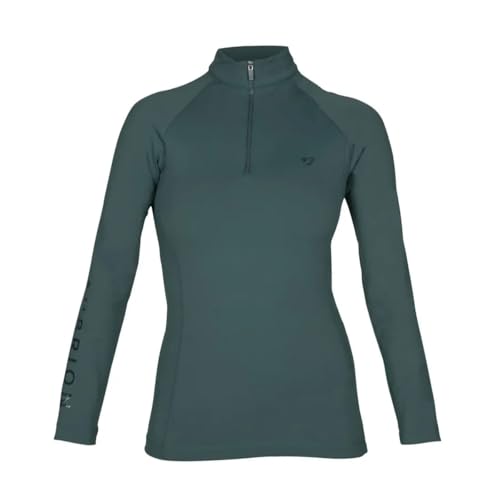 Haut thermique fille Aubrion Eltar vert 9-10 ans pour l'équitation