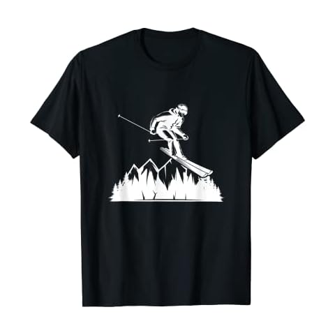 Skiing Ski Alps Mountain Snow Skier T-Shirt Cover