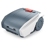 Lakenbroade Robotic Lawnmower - Fully Automatic Robot Mower with Auto Charging Docking Station - 20V MAX 2.0Ah Lithium-Ion Battery - For Lawns up to 1500m², 19cm Cut Width & 20-60mm Cutting Heights