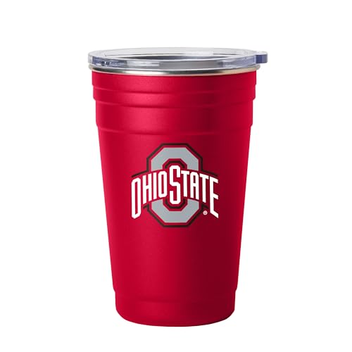 Image of Logo Brands NCAA 22 oz Stainless Steel Tailgate Cup -Double Wall Vacuum-Sealed Durable For Hot & Cold Drinks, Perfect for Gameday & Tailgating