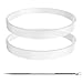Produktbild 2er-Pack Gummi Ersatzdichtungen Dichtungen Weiß O-Ring für Nutri Ninja Mixer Auto iQ BN495EU BN750EU BN800EU CB350EU BL450EU BL492EU BL480D BL682EU (10cm)