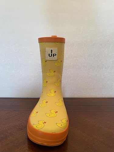 Yellow Duck Pattern Rain Boots3